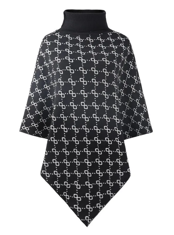 Collar Sweater Cape Shawl Coat