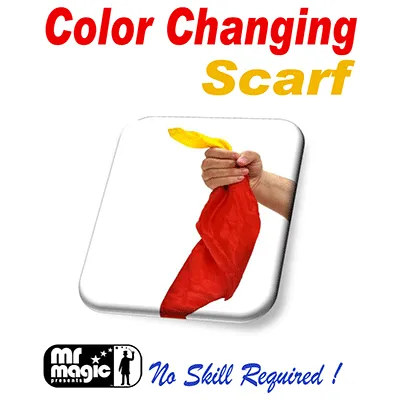 Color Changing Silk Scarf by Mr. Magic - Trick