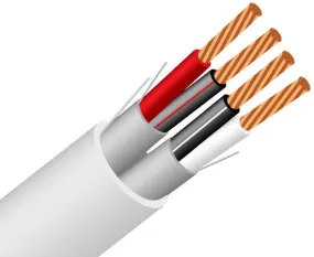 Communication and Control Cable (CMP): 22/2 (7 Strand) Shielded Pairs, 1000ft, White