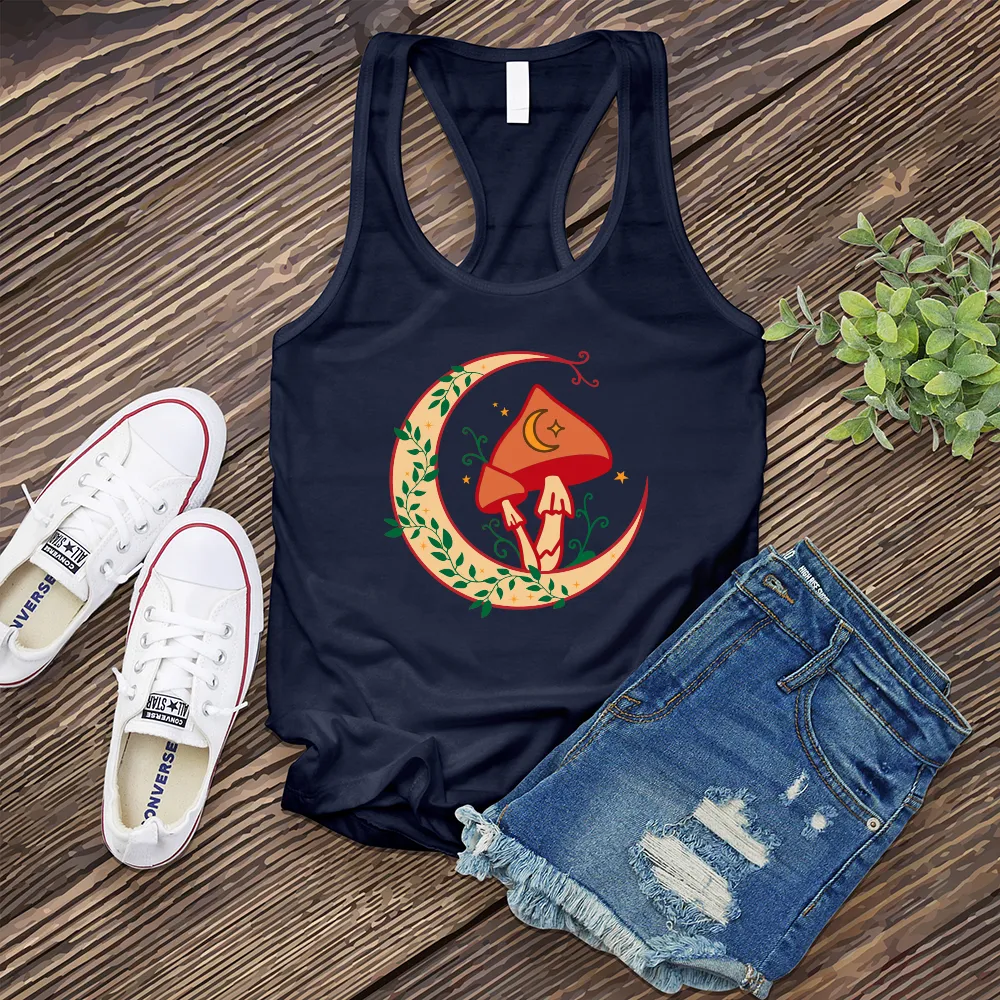 Cosmic Mushroom Moon Women's Tank Top
