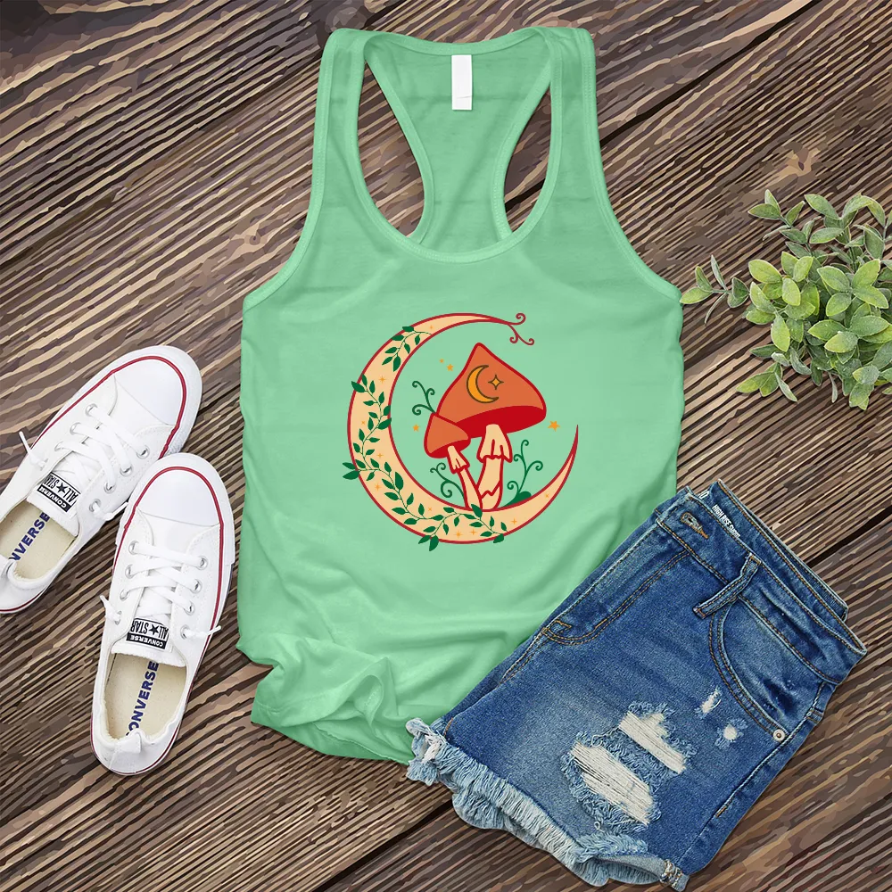 Cosmic Mushroom Moon Women's Tank Top