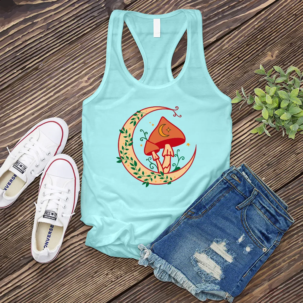 Cosmic Mushroom Moon Women's Tank Top