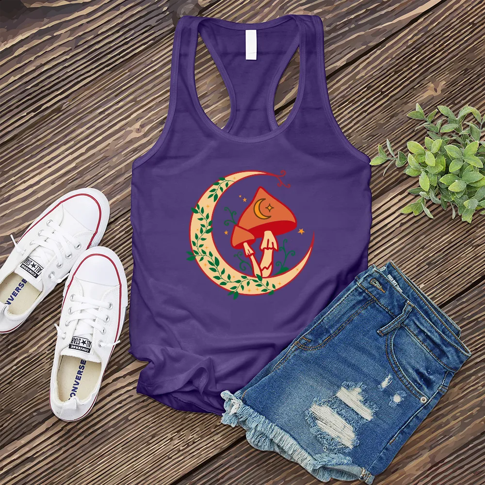 Cosmic Mushroom Moon Women's Tank Top