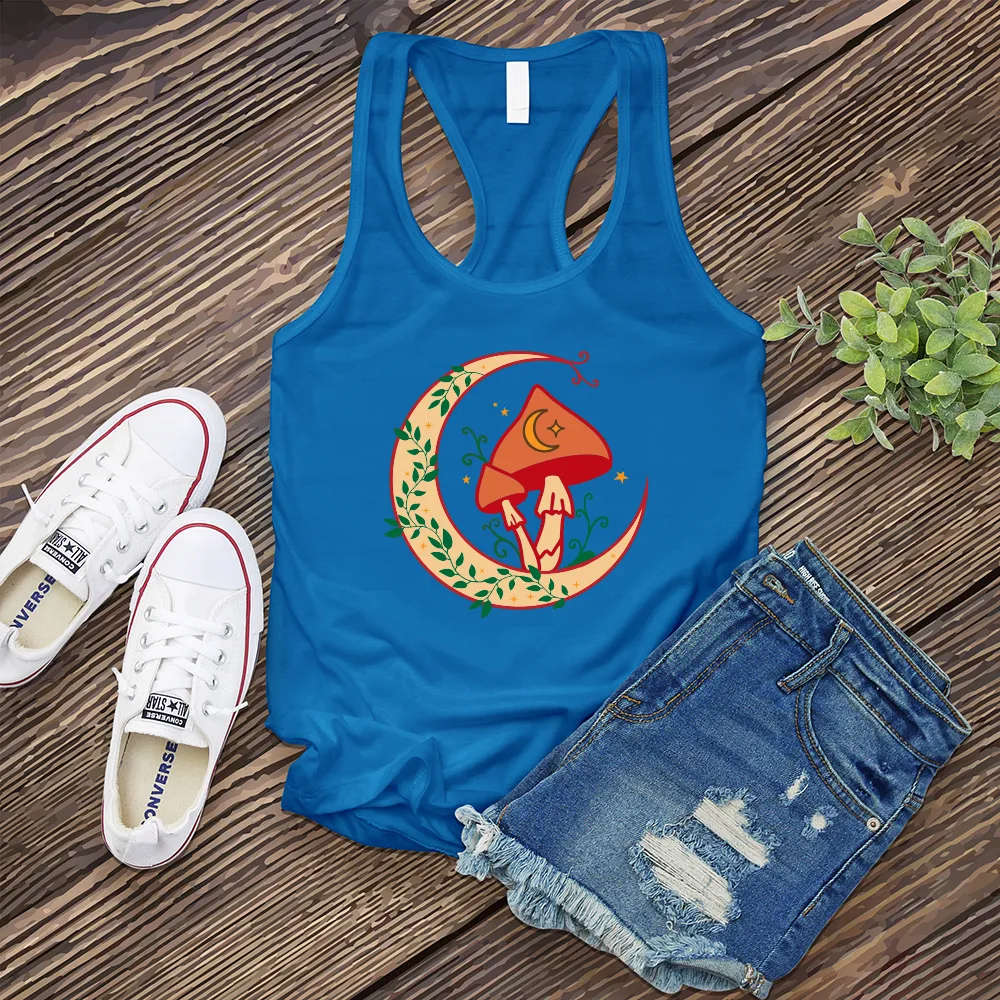 Cosmic Mushroom Moon Women's Tank Top