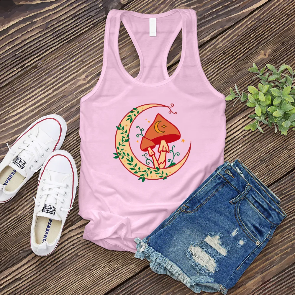 Cosmic Mushroom Moon Women's Tank Top