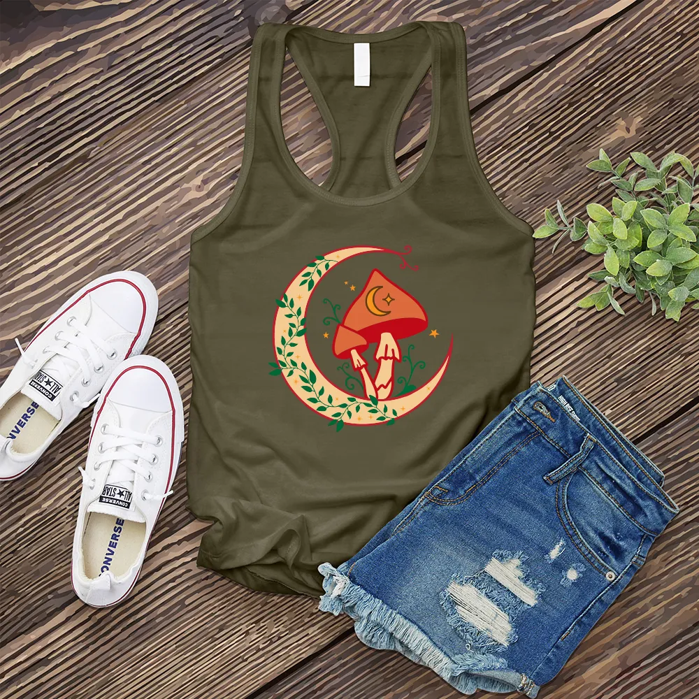 Cosmic Mushroom Moon Women's Tank Top