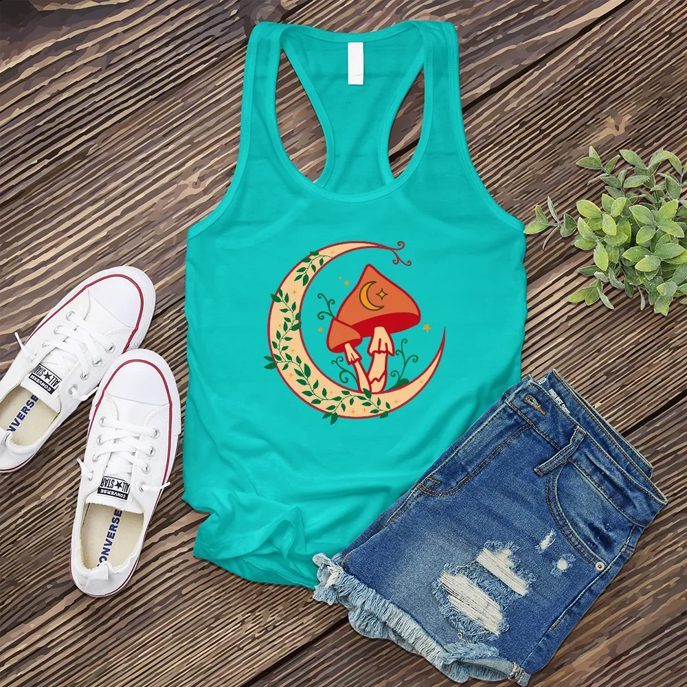 Cosmic Mushroom Moon Women's Tank Top