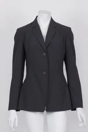 David Lawrence Dark Grey Wool Blend Blazer 10