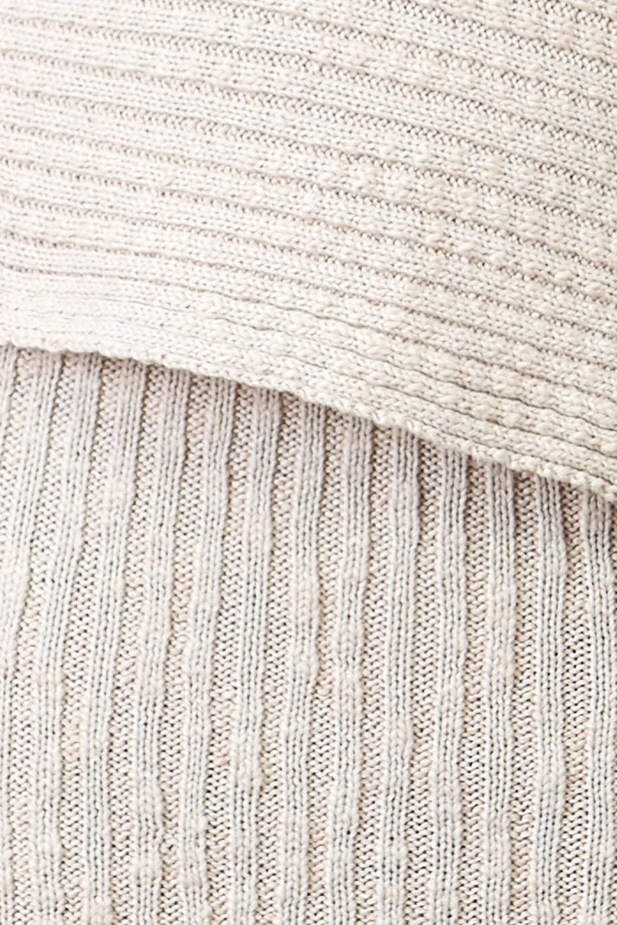 Daydream Knit Skirt Oatmeal