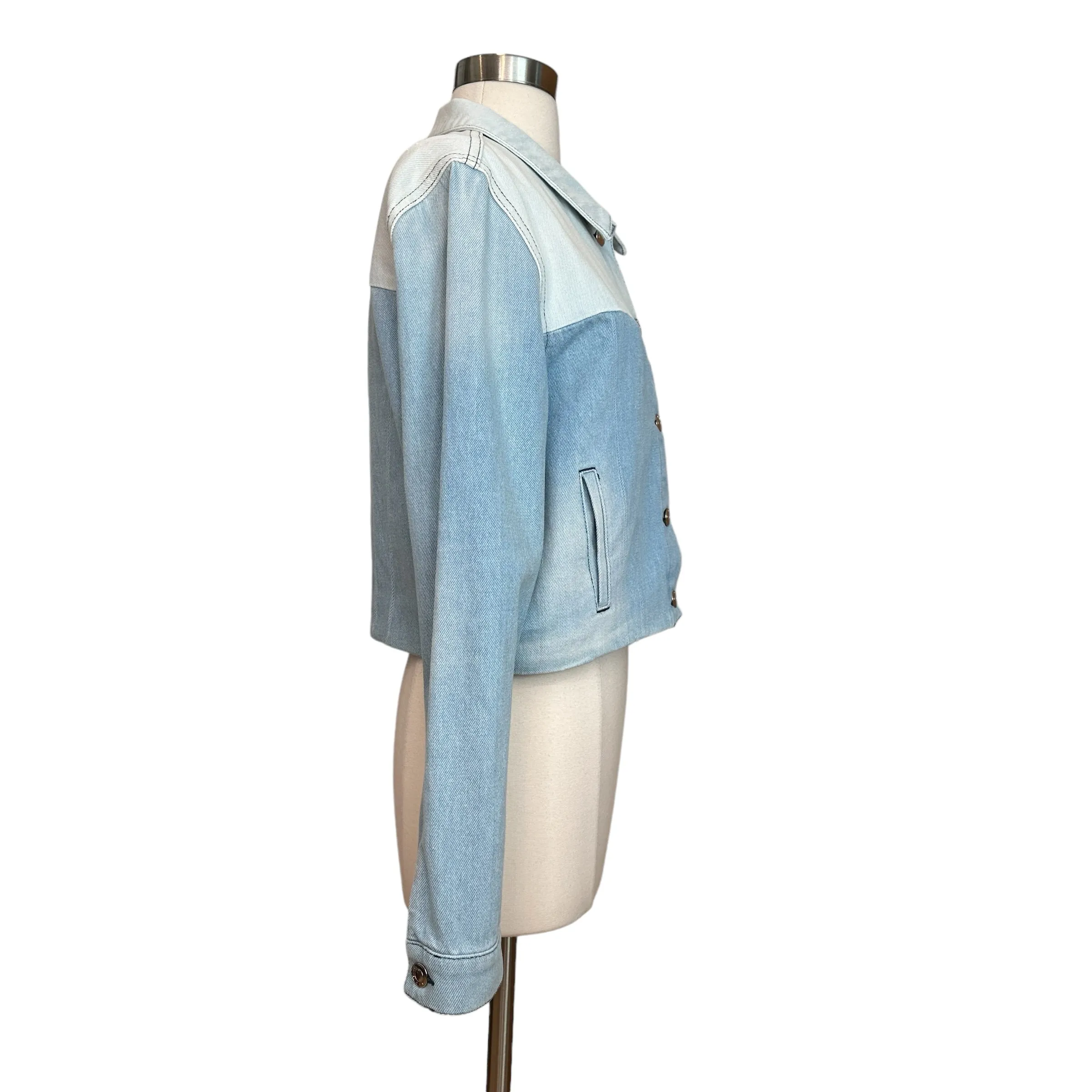 Denim Short Jacket - M