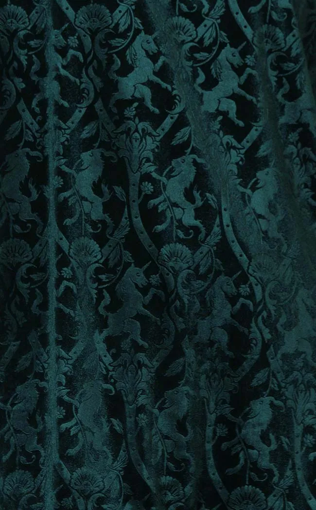 Doom Duchess Skirt | Emerald [Plus-Size]