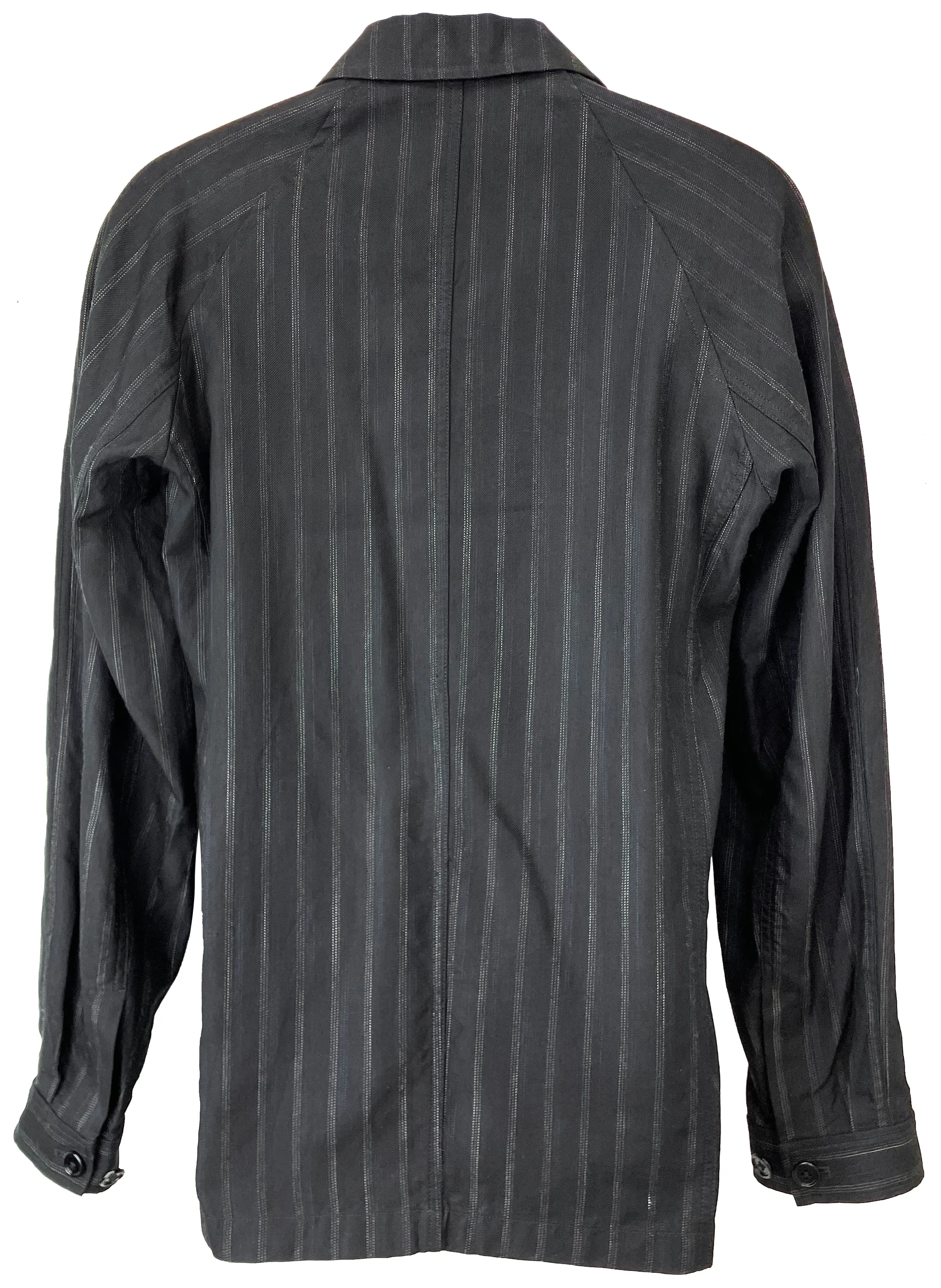 Dries Van Noten Pinstripe Blazer in Black