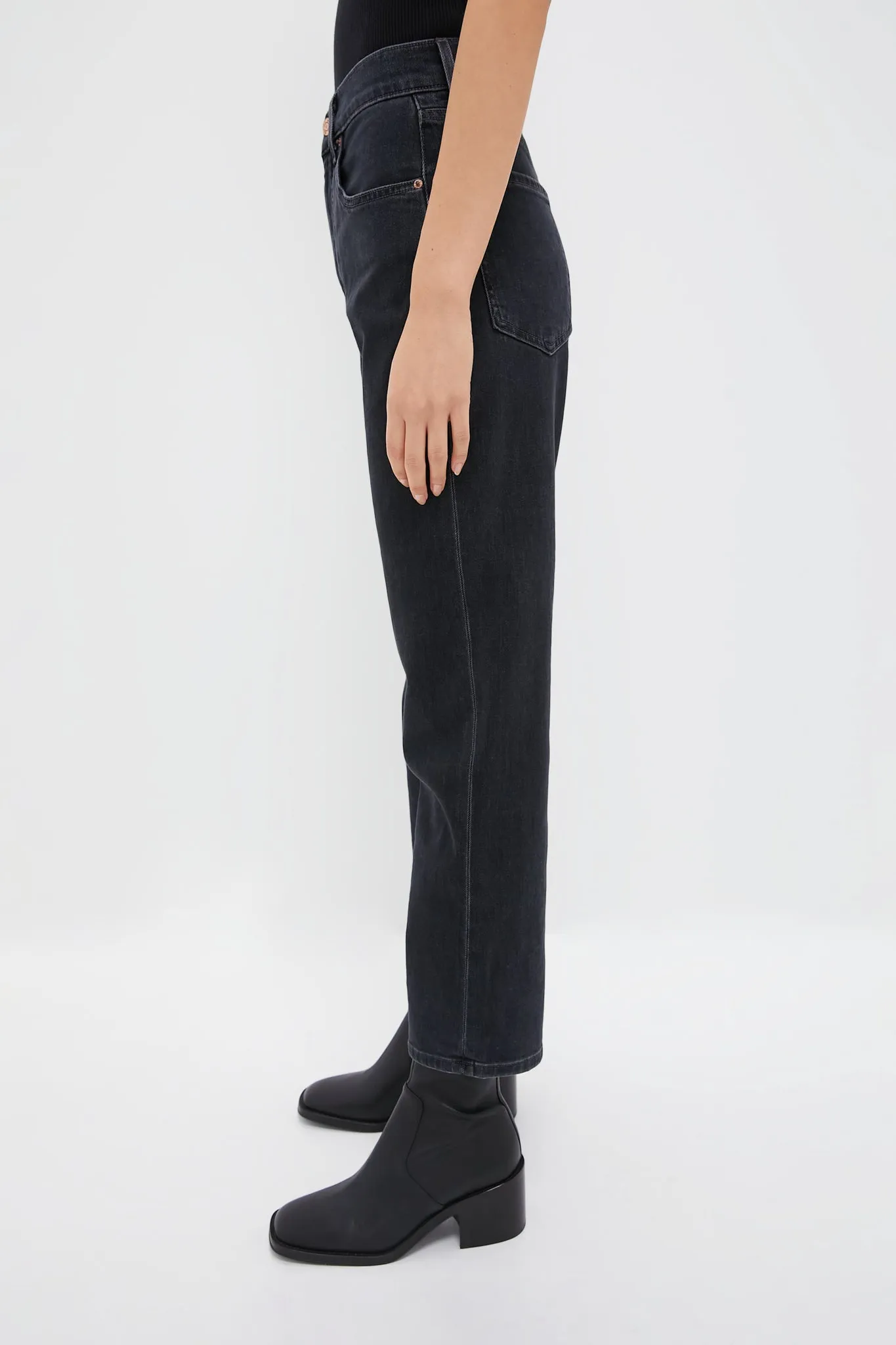 Fade to Black Indy Easy Bow High Rise Jean