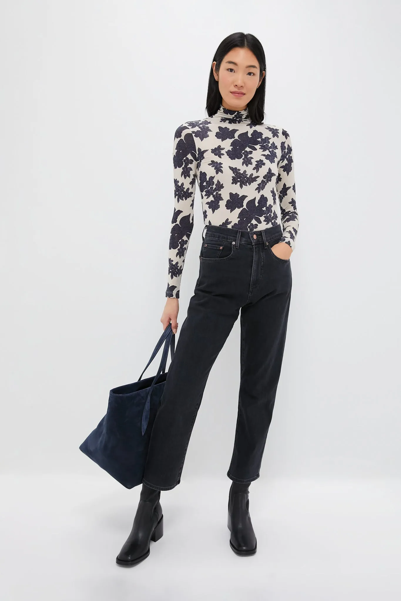 Fade to Black Indy Easy Bow High Rise Jean
