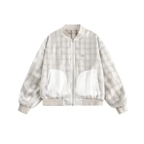 Faire Echo Futuristic Letter Embroidered Jacket