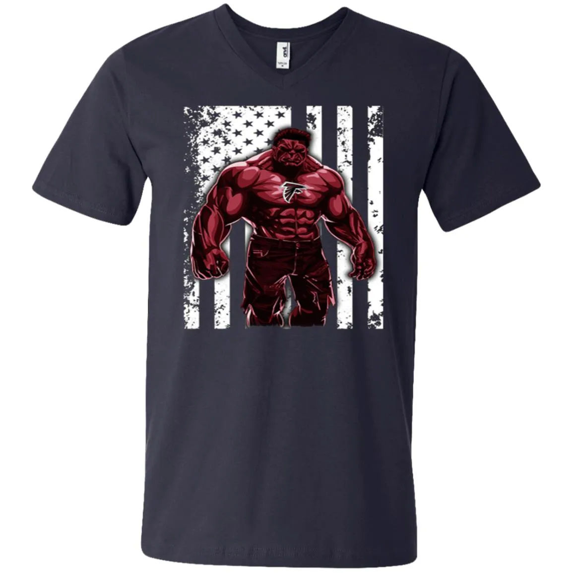 Giants Hulk Atlanta Falcons Nfl T-shirt Men V-Neck T-Shirt