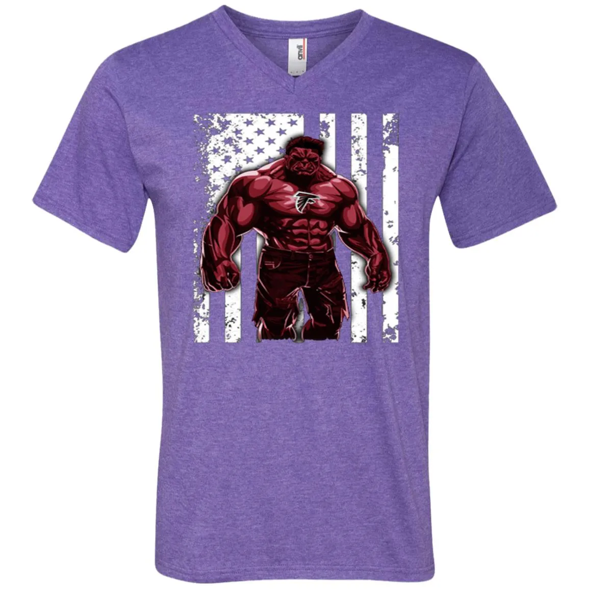 Giants Hulk Atlanta Falcons Nfl T-shirt Men V-Neck T-Shirt