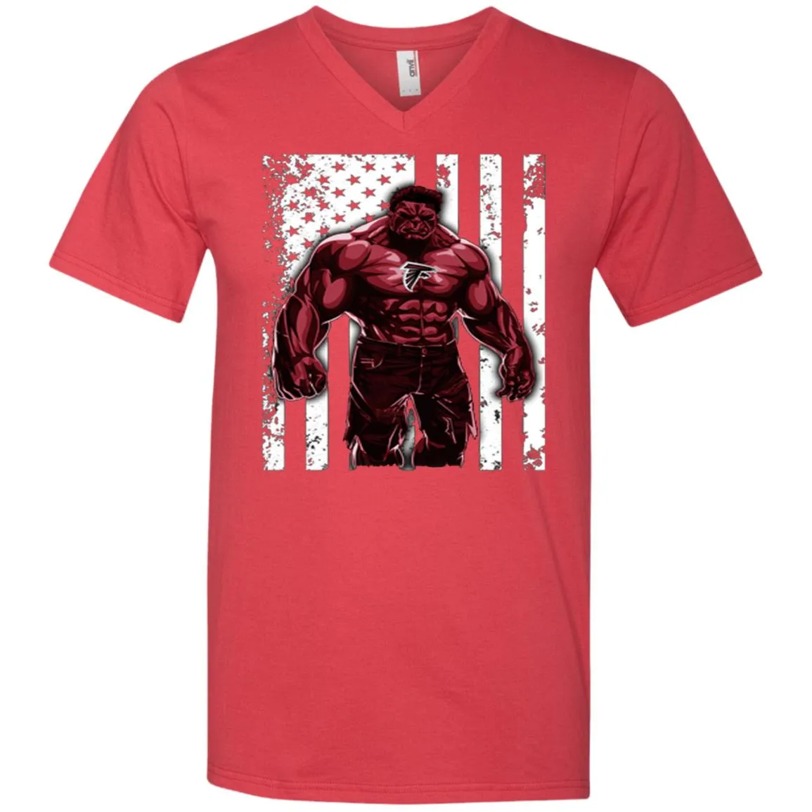 Giants Hulk Atlanta Falcons Nfl T-shirt Men V-Neck T-Shirt