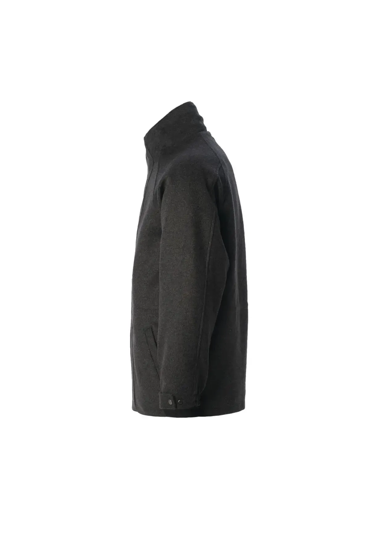 Gray Cashmere and Wool Brent Men's Coat