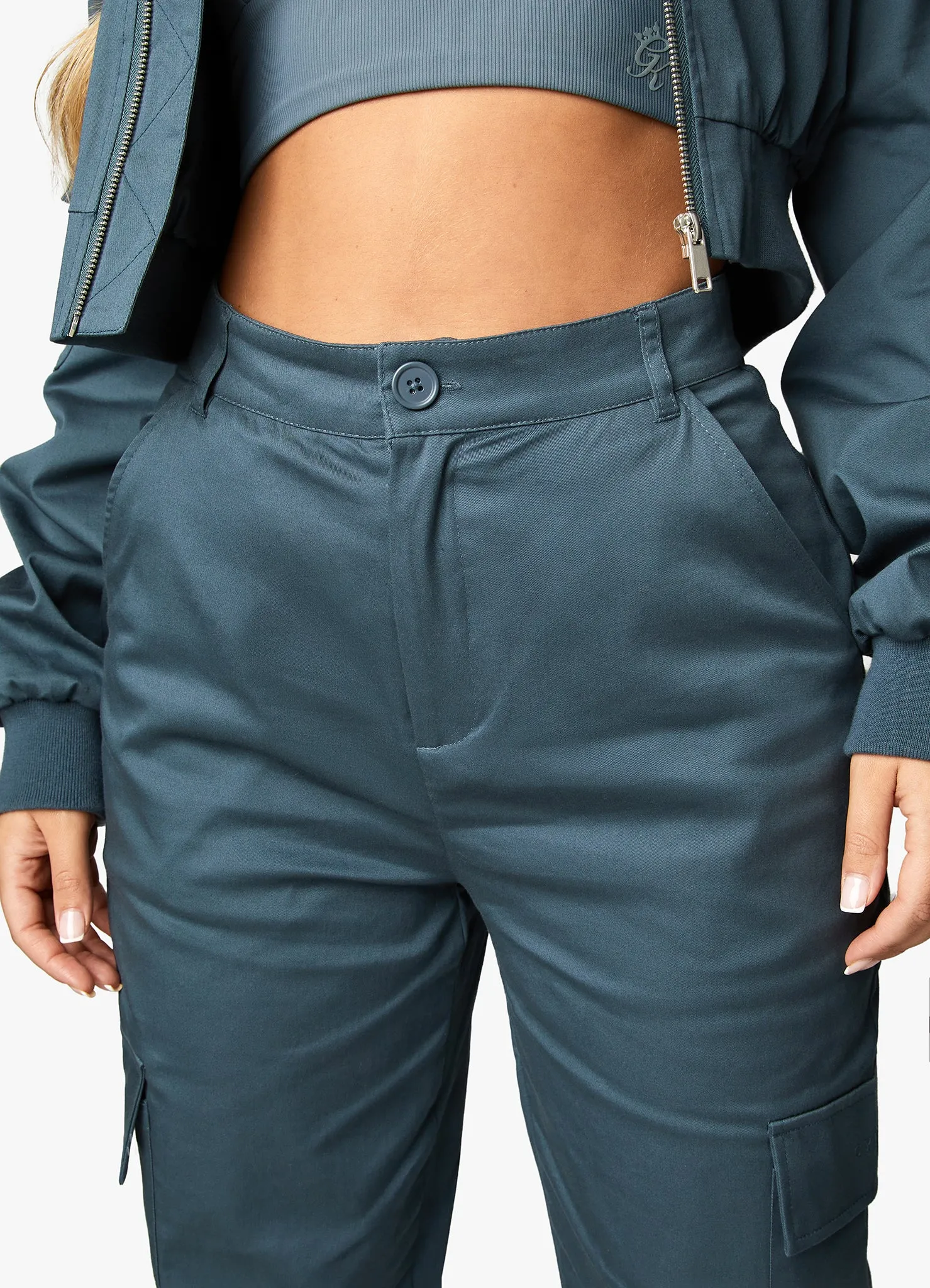 Gym King Woven Tracksuit - Storm Blue