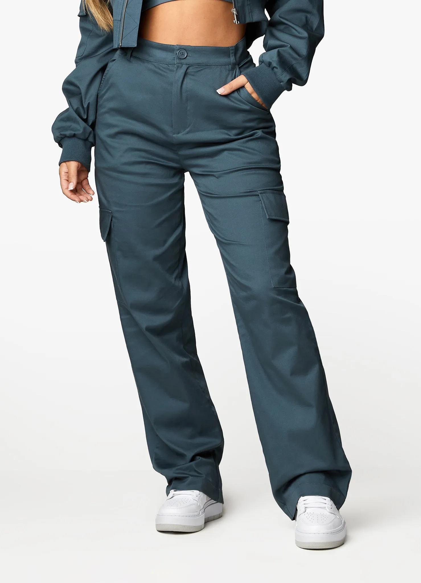 Gym King Woven Tracksuit - Storm Blue