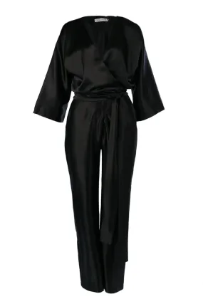Helena Jumpsuit in Black | SATIN