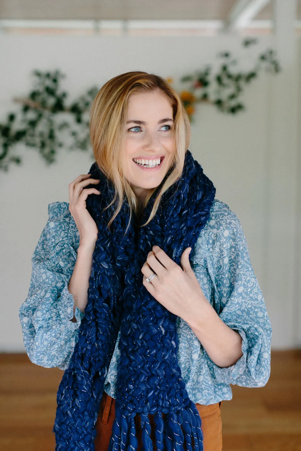 Herringbone Lace Cowl and Scarf Patterns