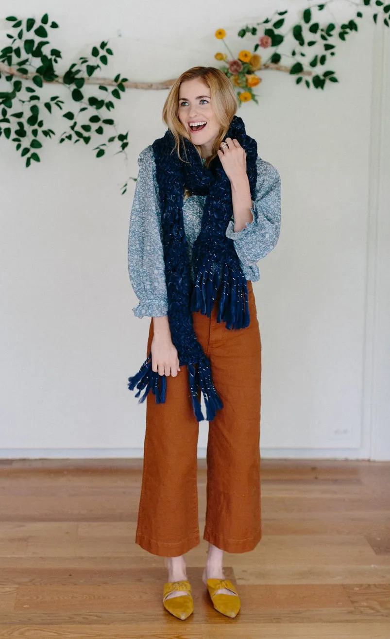 Herringbone Lace Cowl and Scarf Patterns