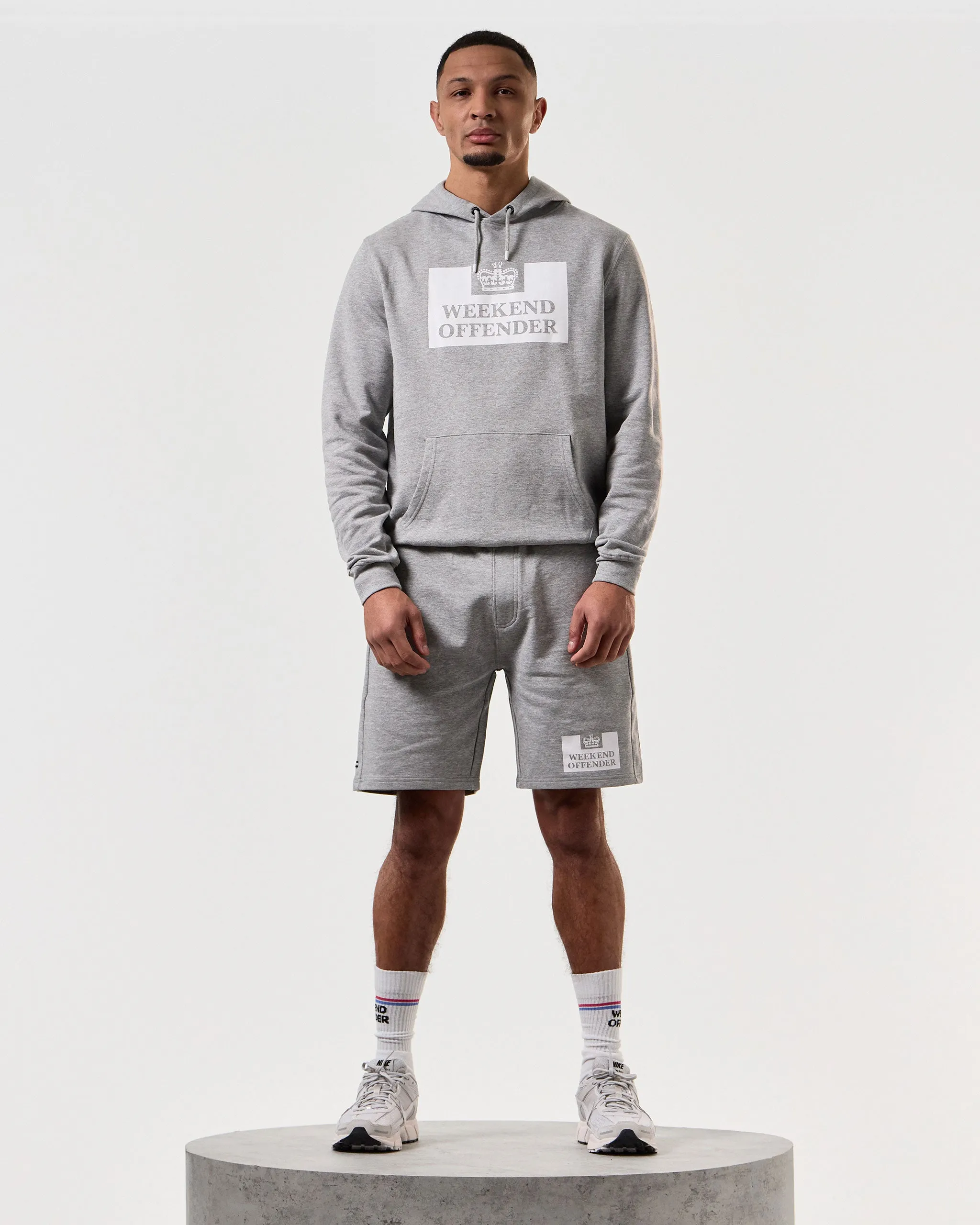 HM Service Classic Hoodie Grey Marl