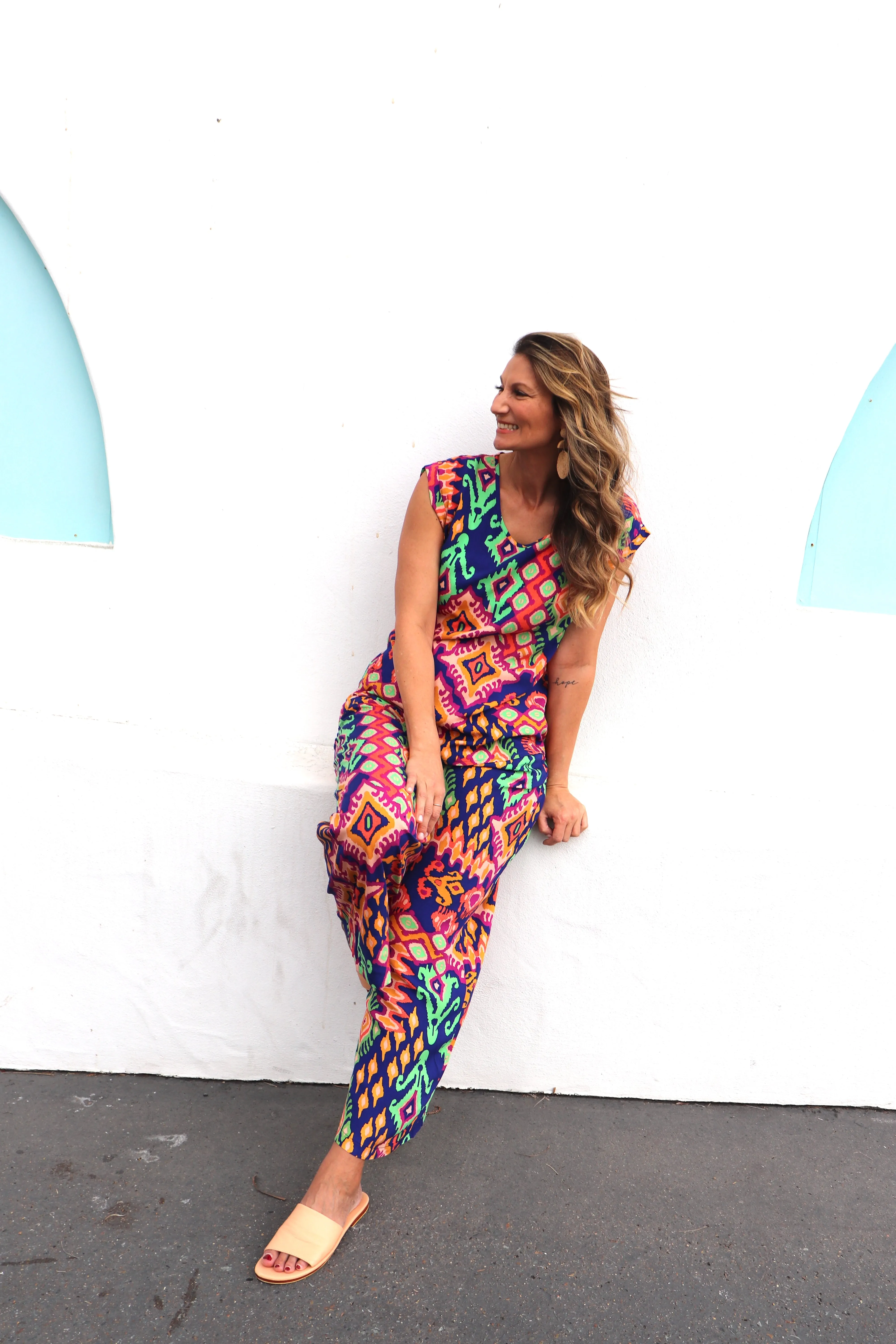 Hope Short Sleeve Top in Morocco