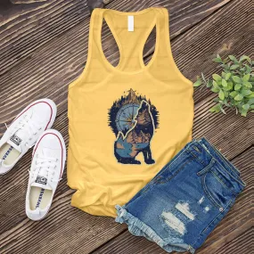 Howling Wolf Compass Women's Tank Top