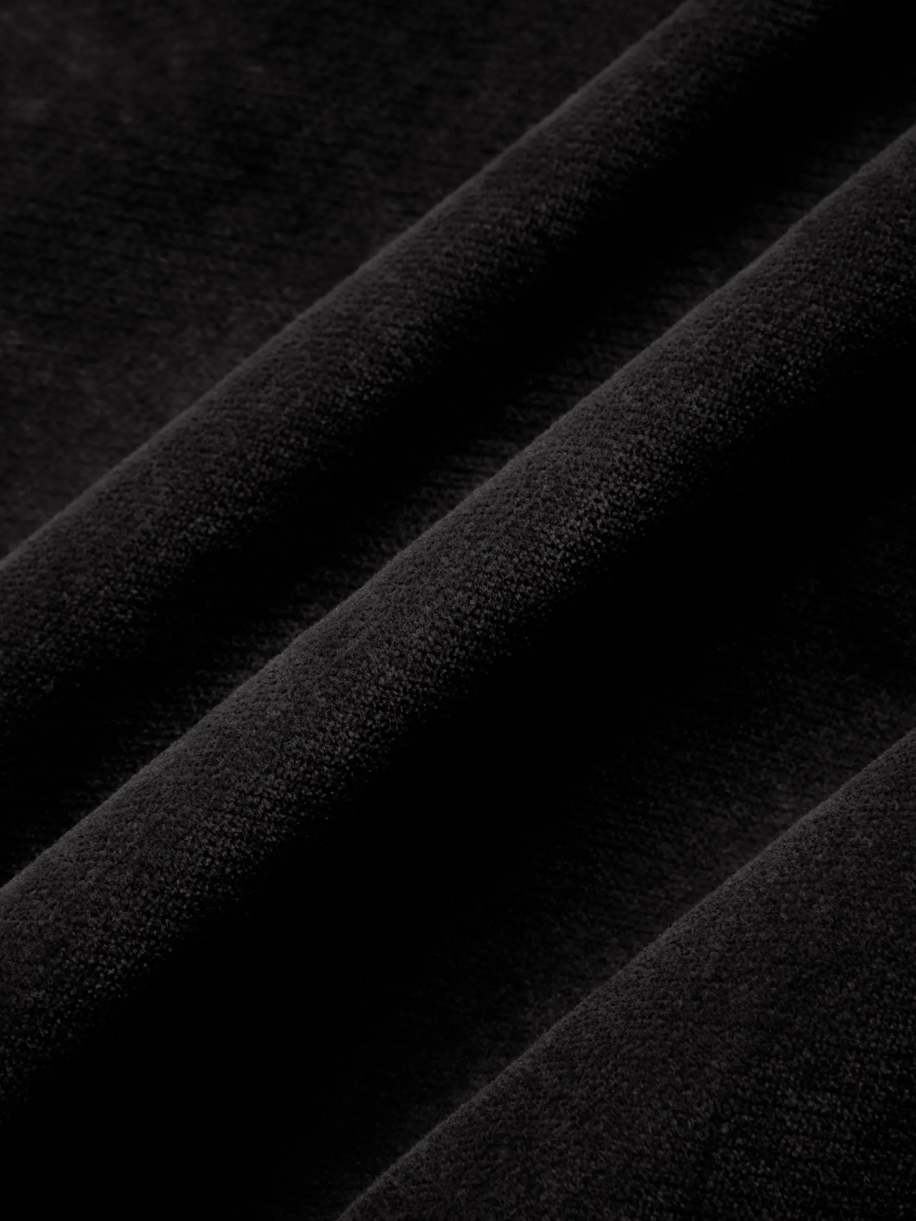 Huntly Jacket in Ink Black Moleskin
