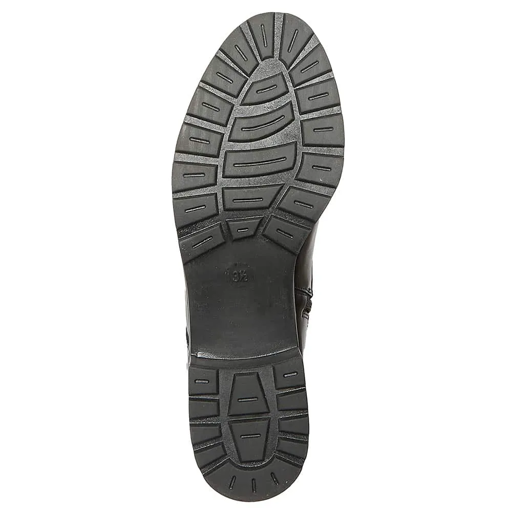 Inferno Boot in Black Leather