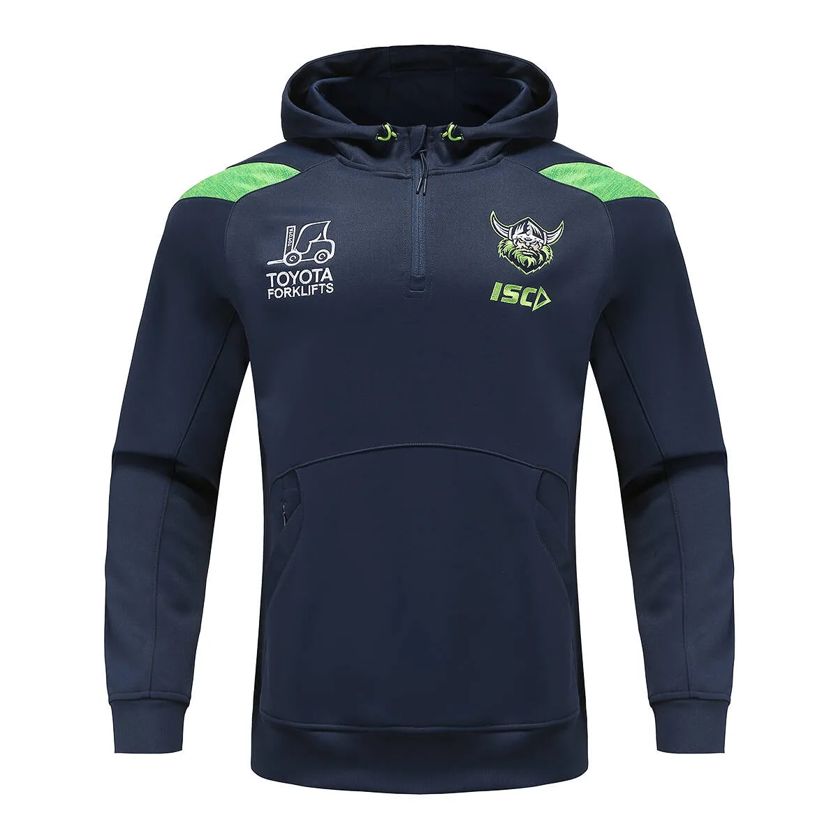 ISC Canberra Raiders 2023 Adults Squad Hoody - Navy/Green