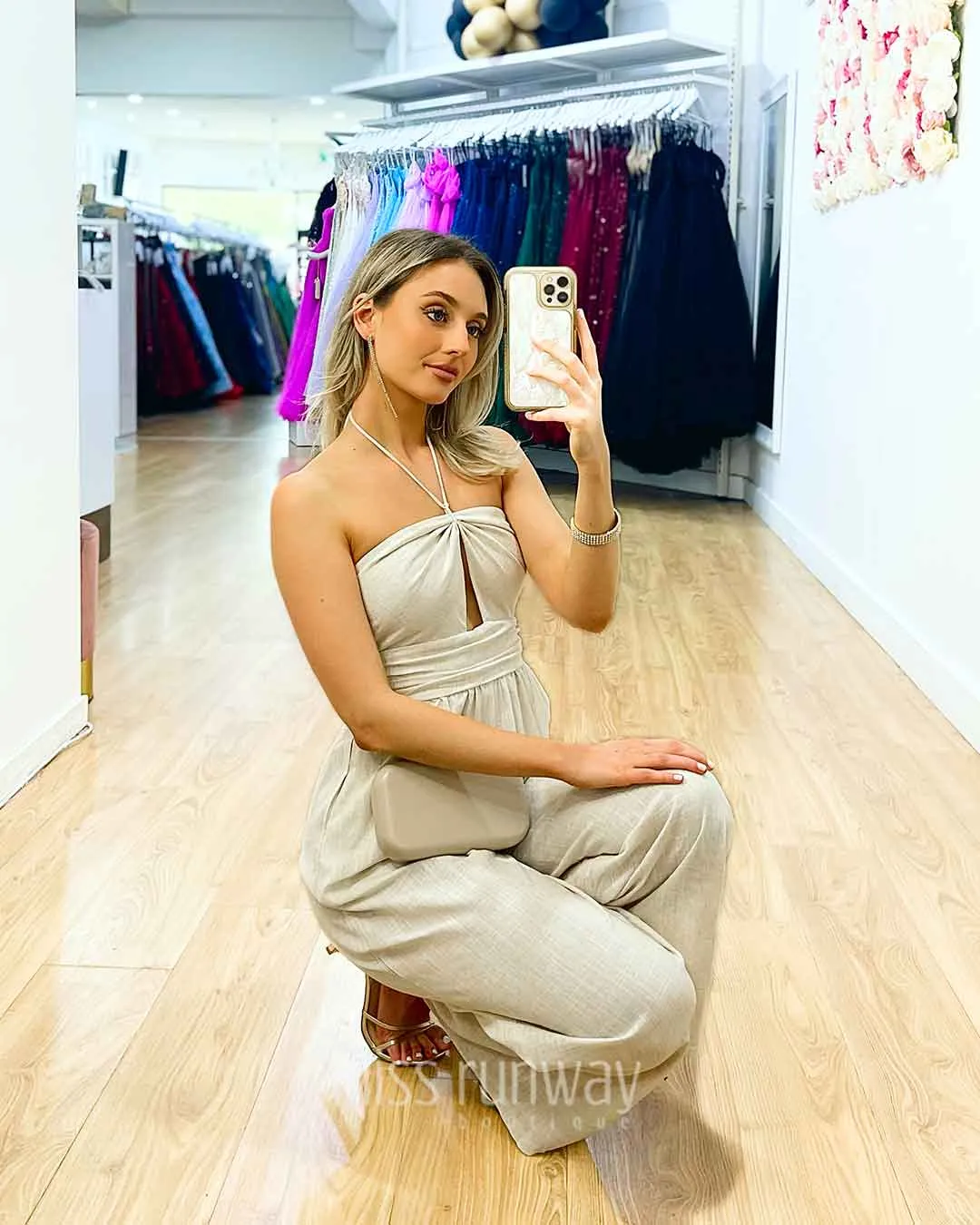 Isla Jumpsuit - Oatmeal