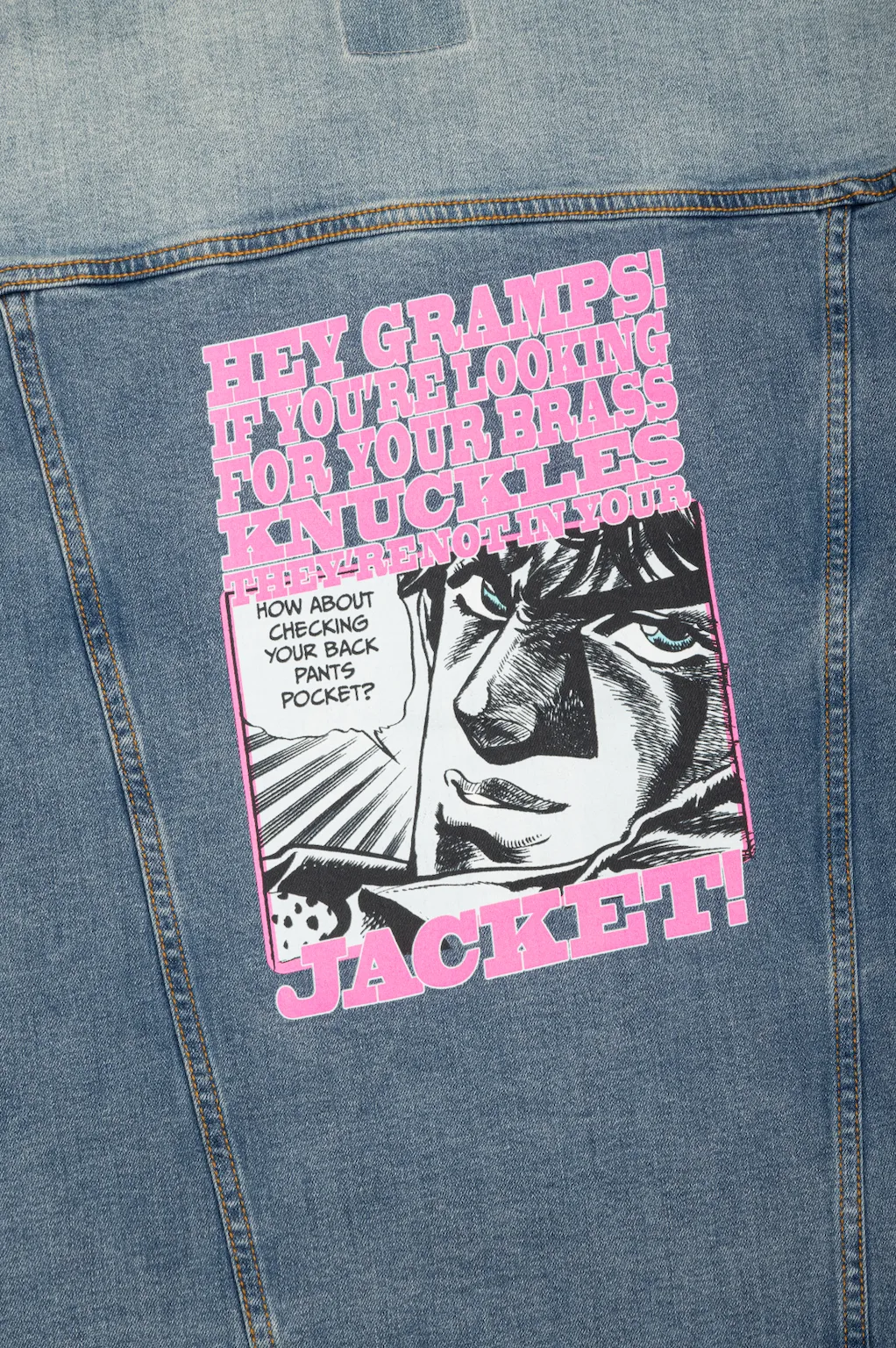 JoJo's Bizarre Adventure Battle Tendency Denim Jacket