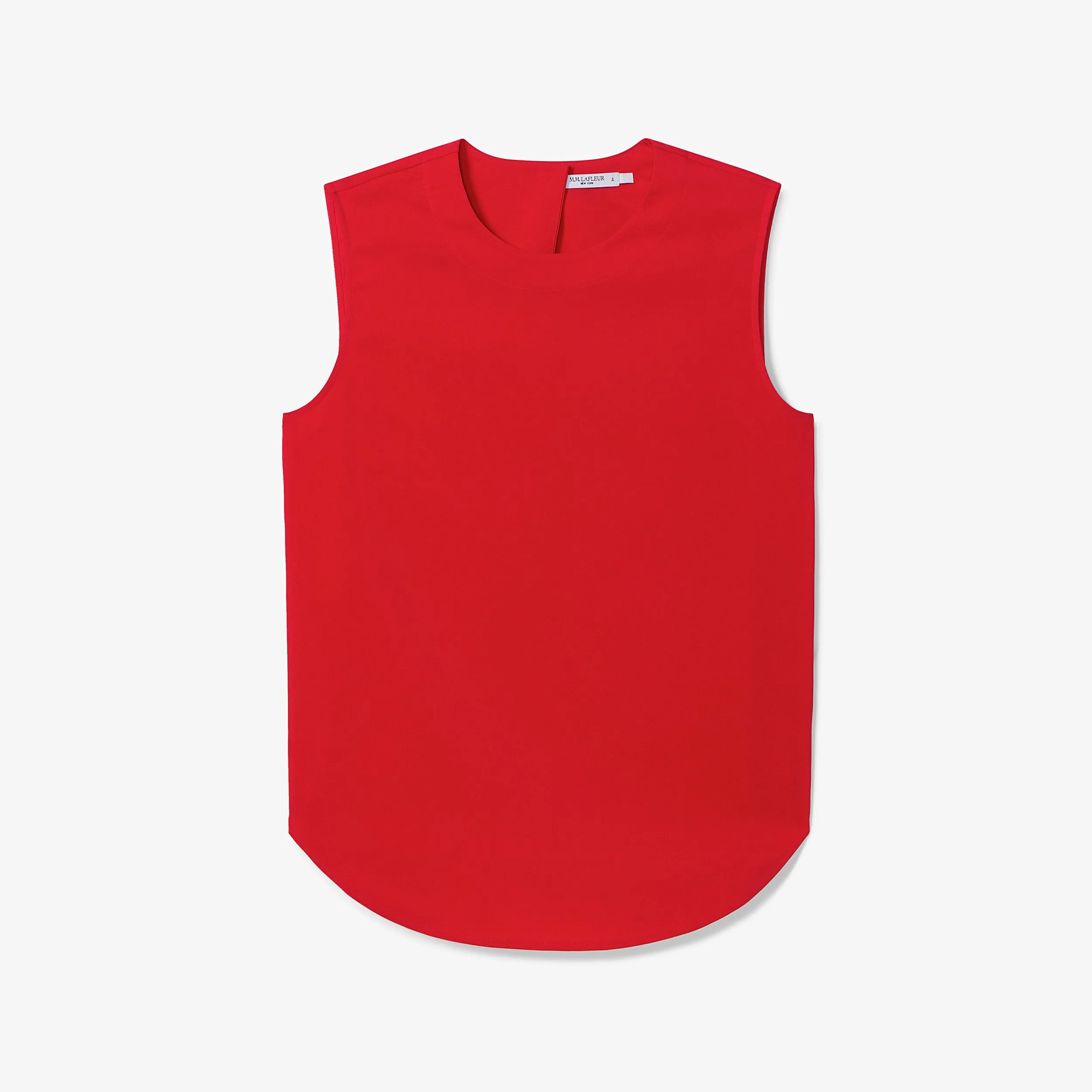 Katrina Top - Eco Sateen :: Maraschino