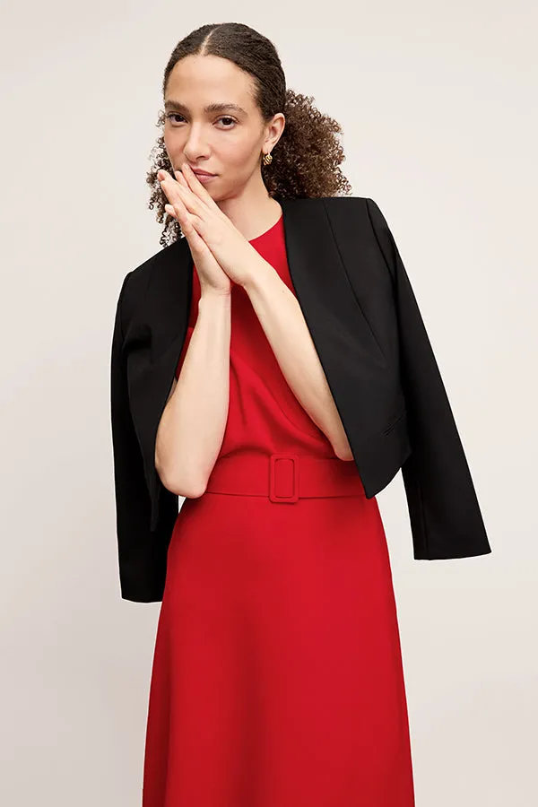 Katrina Top - Eco Sateen :: Maraschino