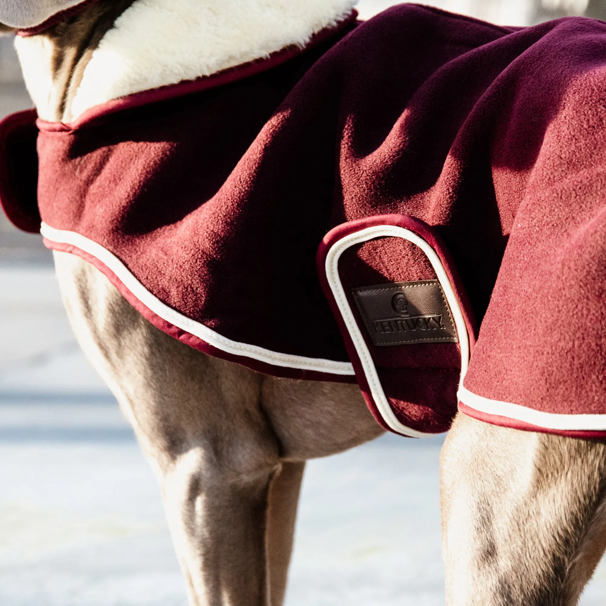 Kentucky Dogwear Heavy Fleece Dog Coat - Bordeaux