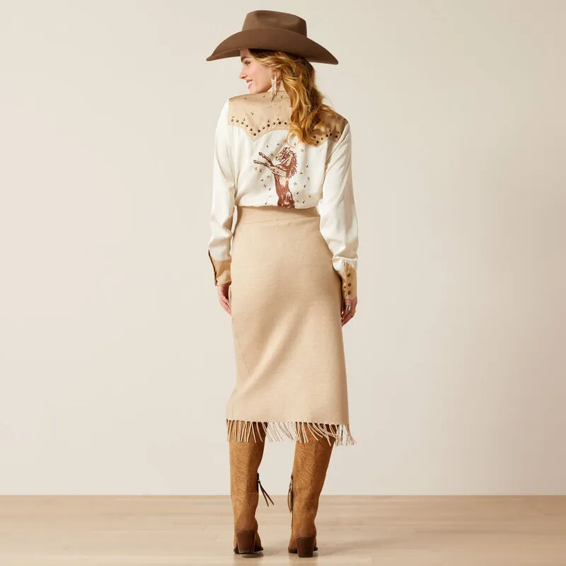 Ladies Ariat Derby Fringe Skirt - 10053965