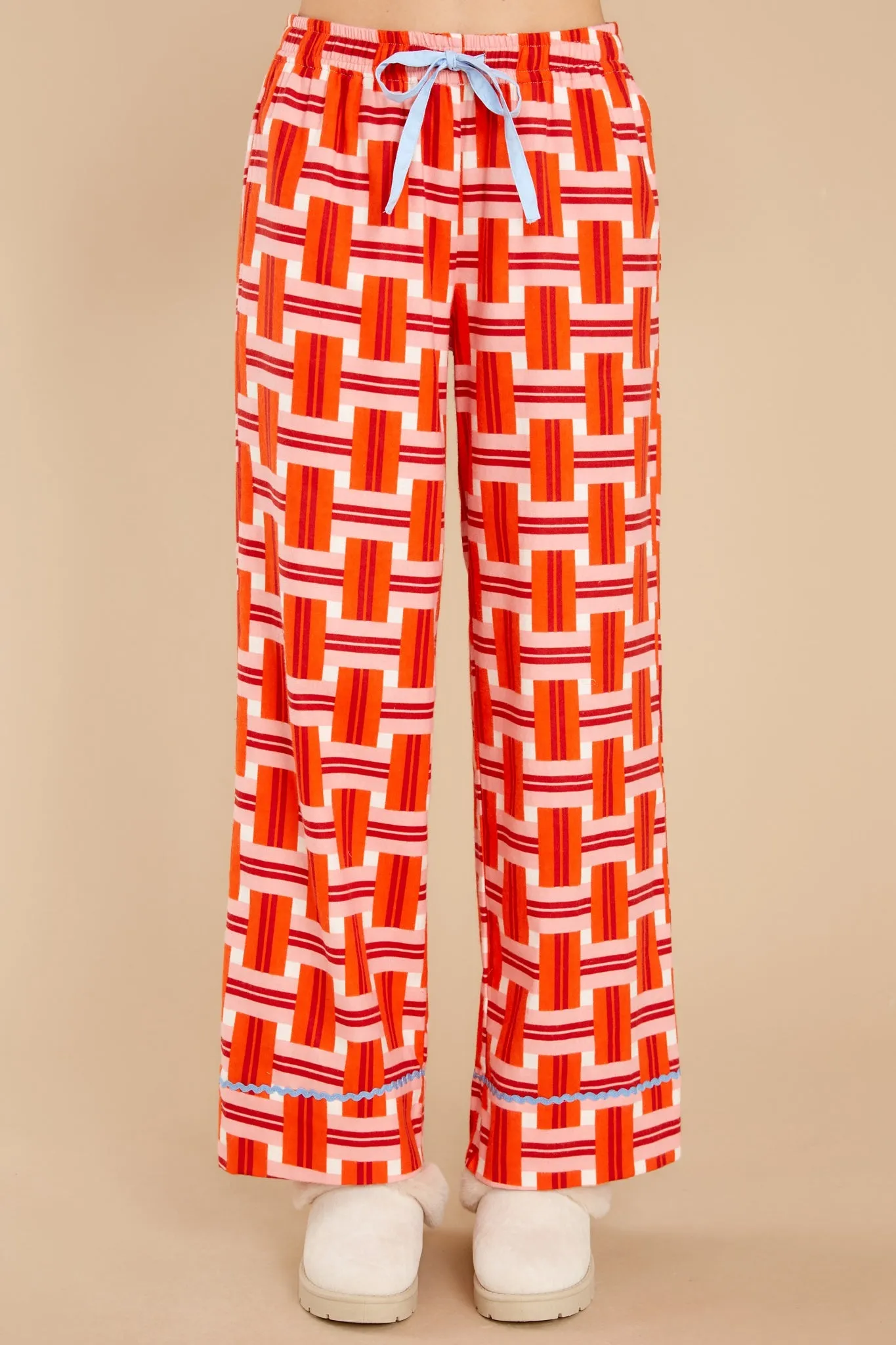 Leisure Basket Plaid Pants