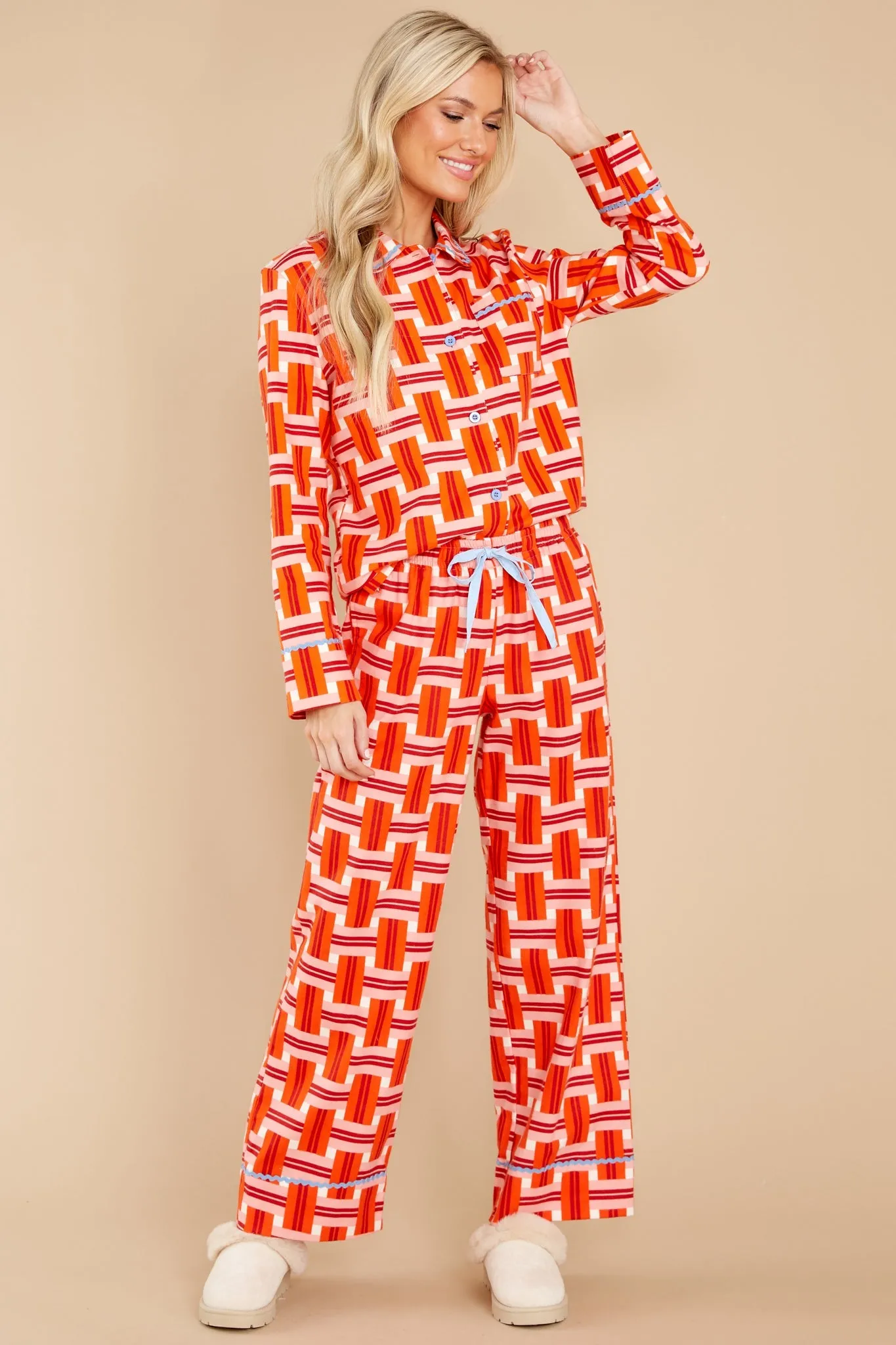 Leisure Basket Plaid Pants