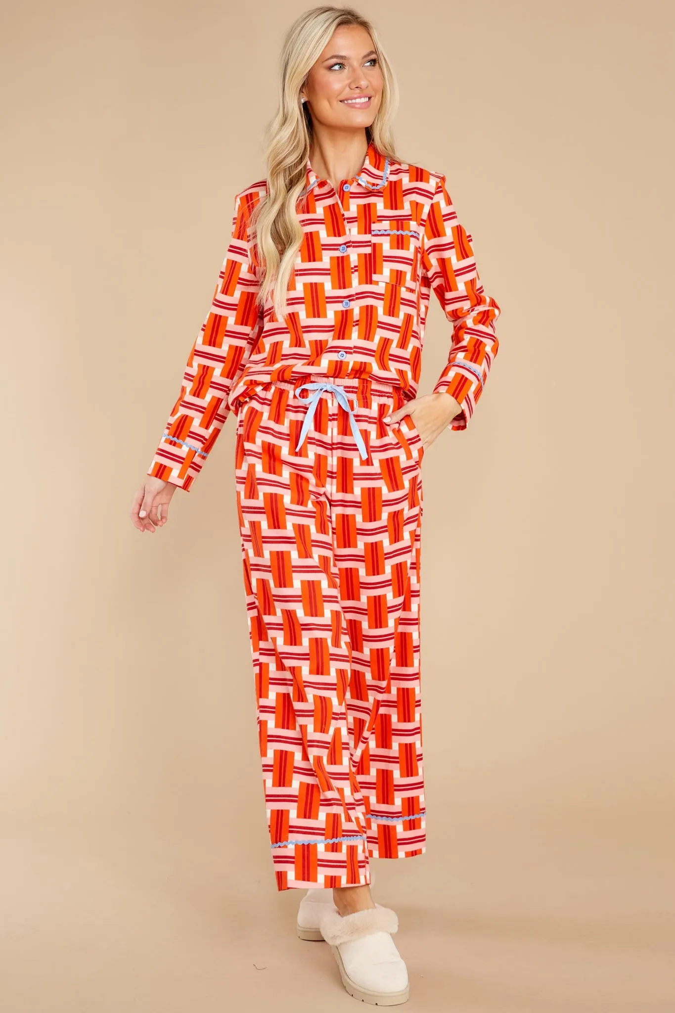 Leisure Basket Plaid Pants