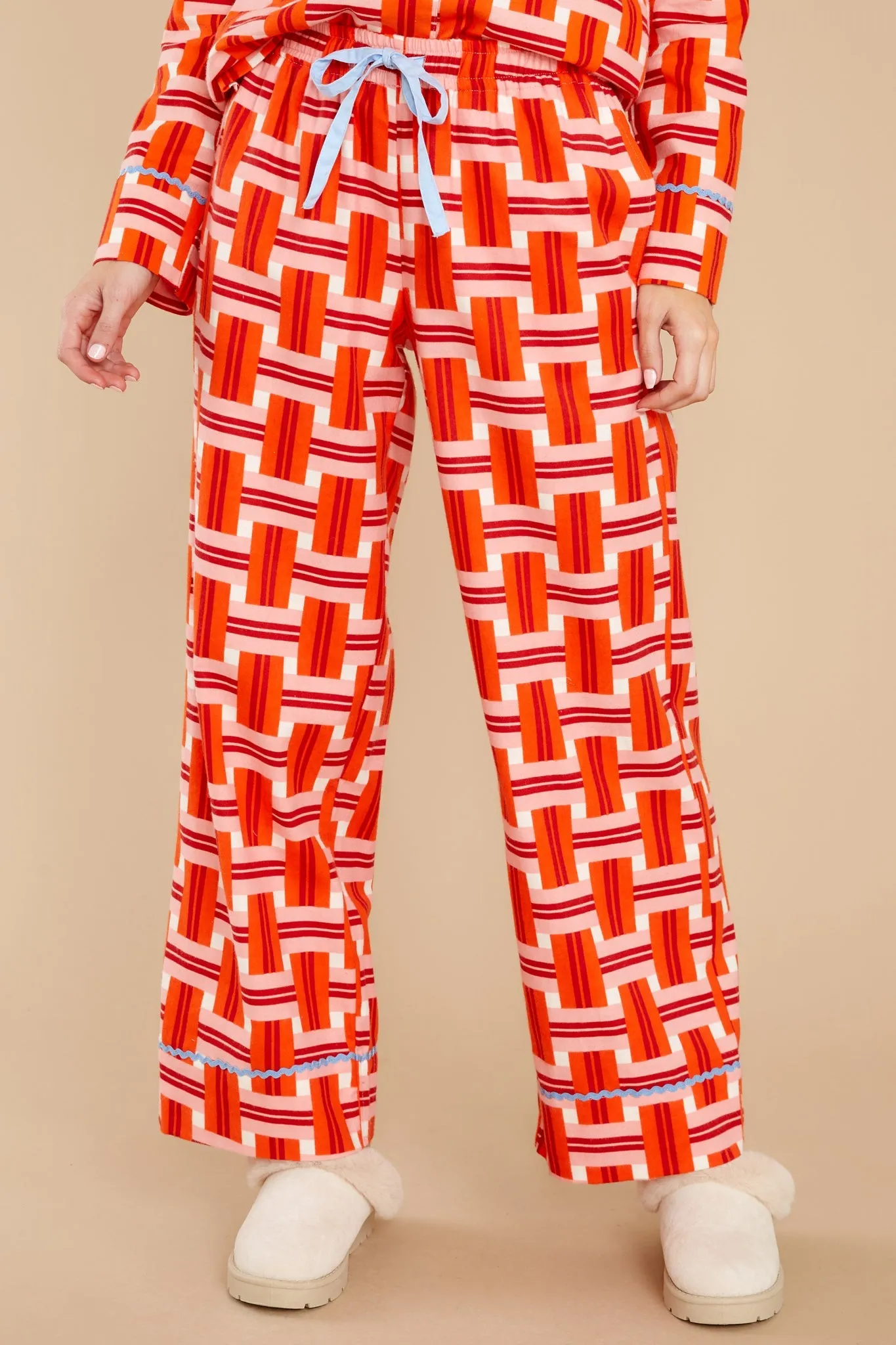 Leisure Basket Plaid Pants