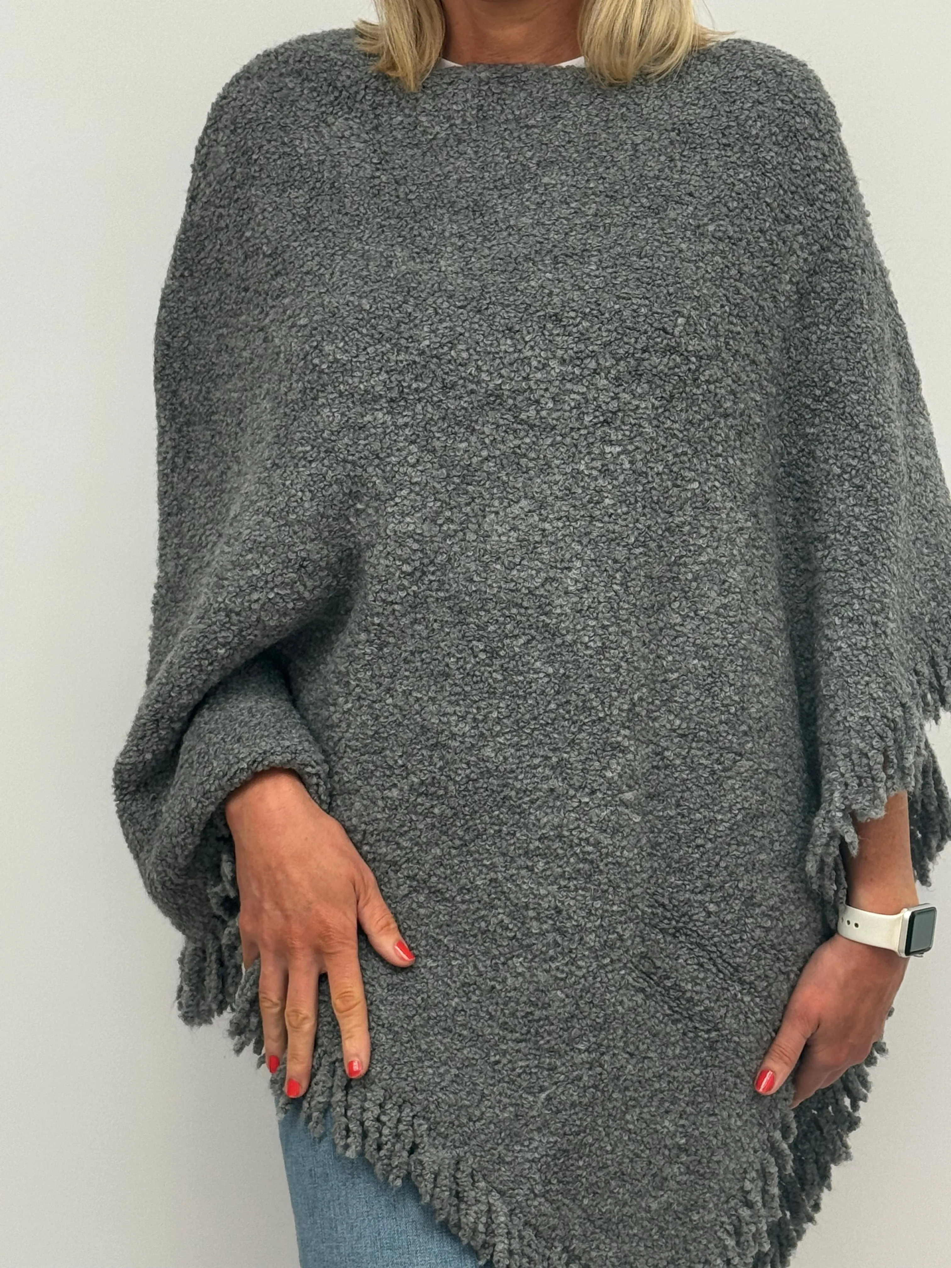 MARELLA Grey Poncho