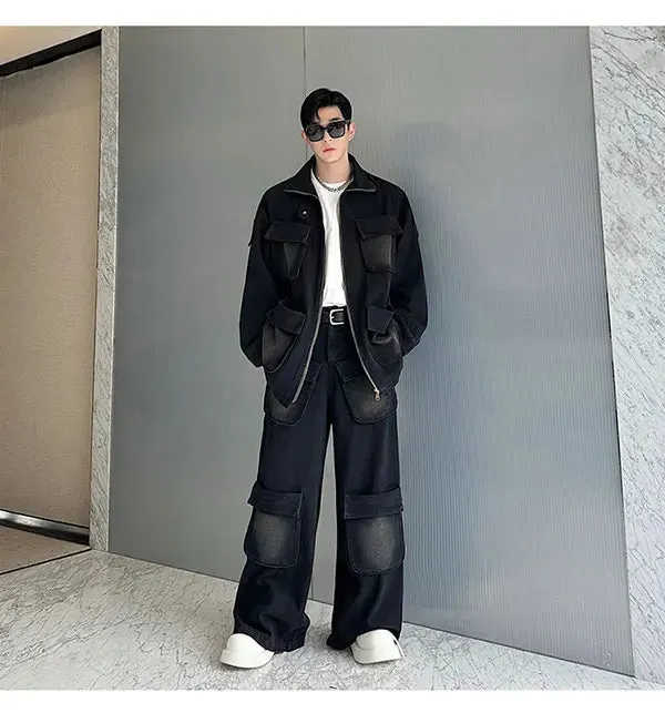 Men's Renjiro Denim Cargo Pocket 2-Piece Set