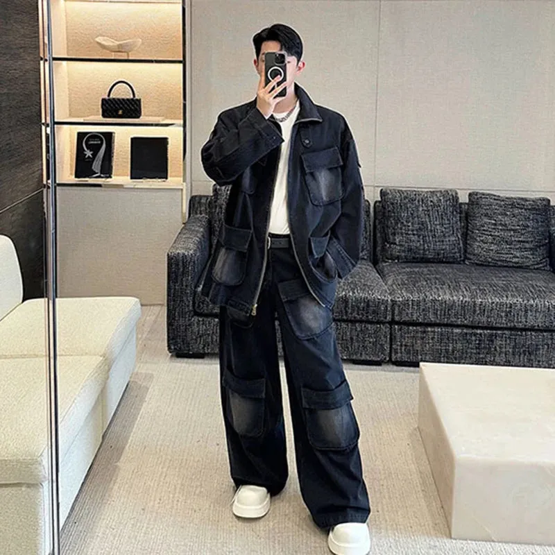 Men's Renjiro Denim Cargo Pocket 2-Piece Set