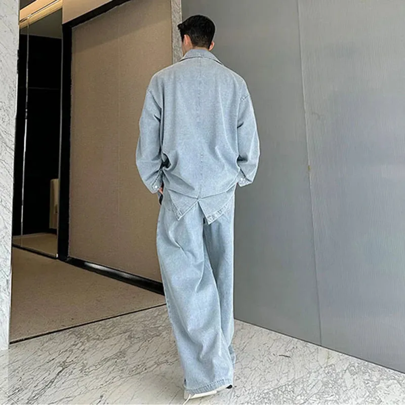 Men's Renjiro Denim Cargo Pocket 2-Piece Set