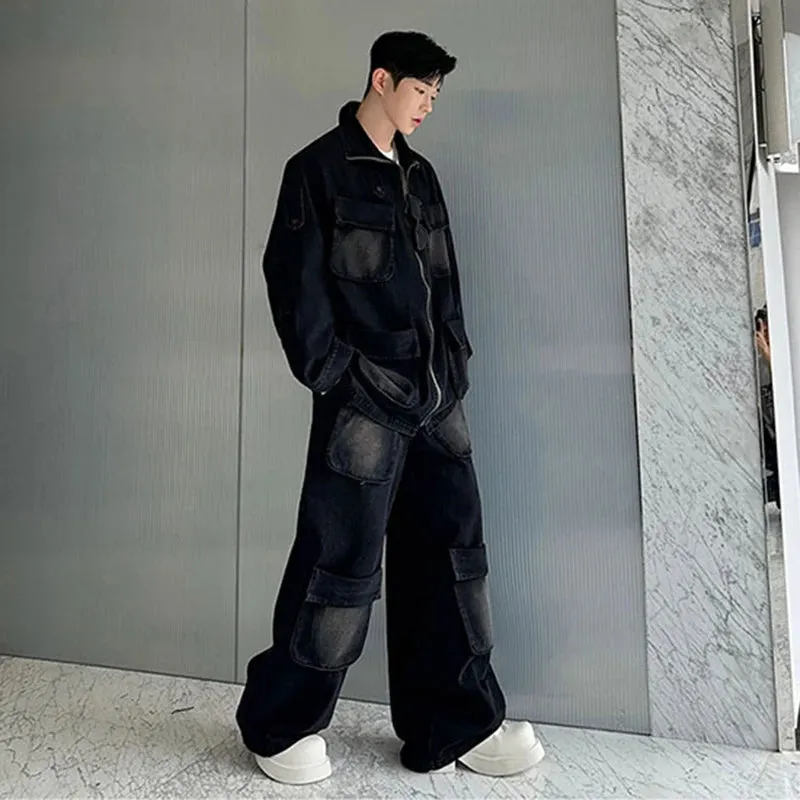 Men's Renjiro Denim Cargo Pocket 2-Piece Set