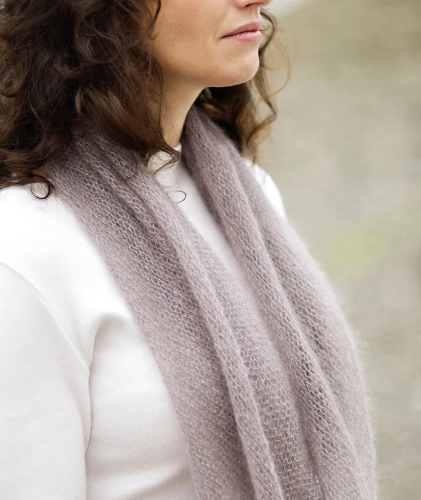 Mohair Bias Loop Using Rowan Kidsilk Haze